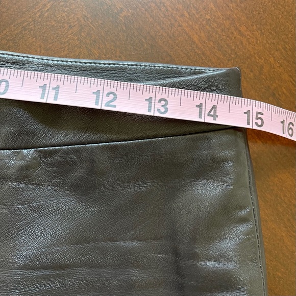 BCBGMaxAzaria Leather Pants Dark Brown Size 4 - Picture 6 of 8